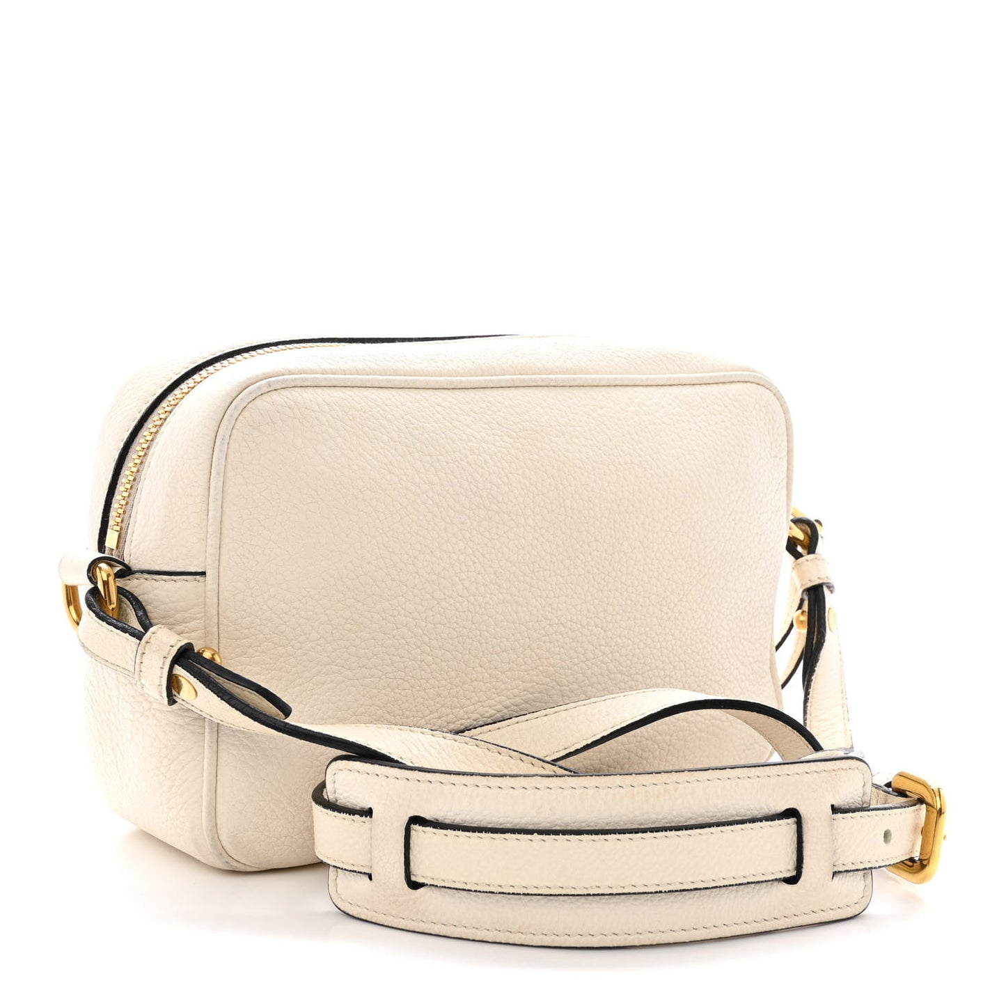 Vitello Phenix Camera Bag Bianco