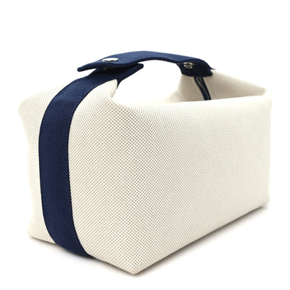 Hermes Canvas Large Bride-A-Brac Cabriole Case gris perle 3 of 8