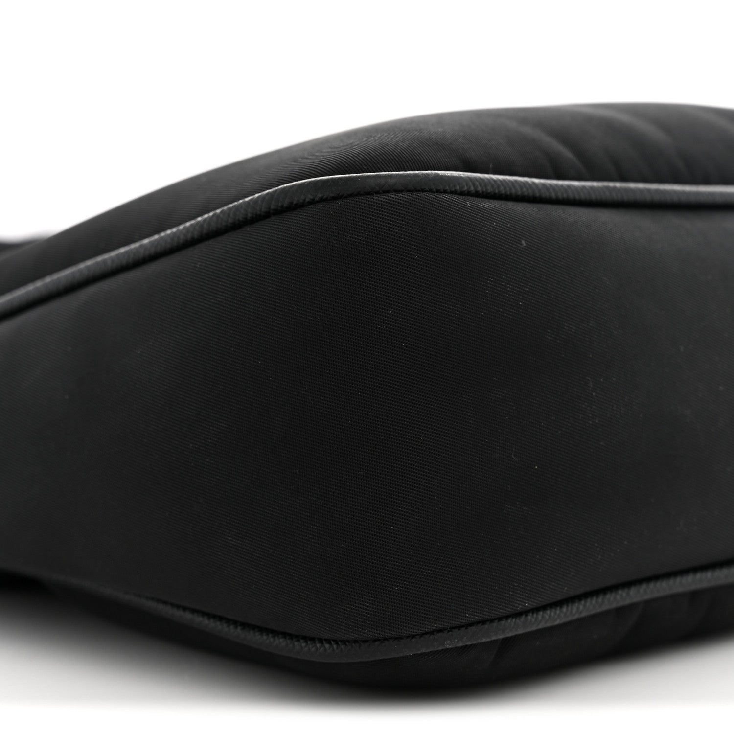 Prada Re-Nylon Saffiano Pocket Zippered Shoulder Bag Black 9 of 13