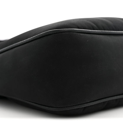 Prada Re-Nylon Saffiano Pocket Zippered Shoulder Bag Black 9 of 13
