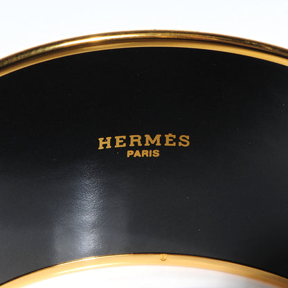 Hermes Enamel Printed Flacons Extra Wide Bracelet 70 Raisin 4 of 6