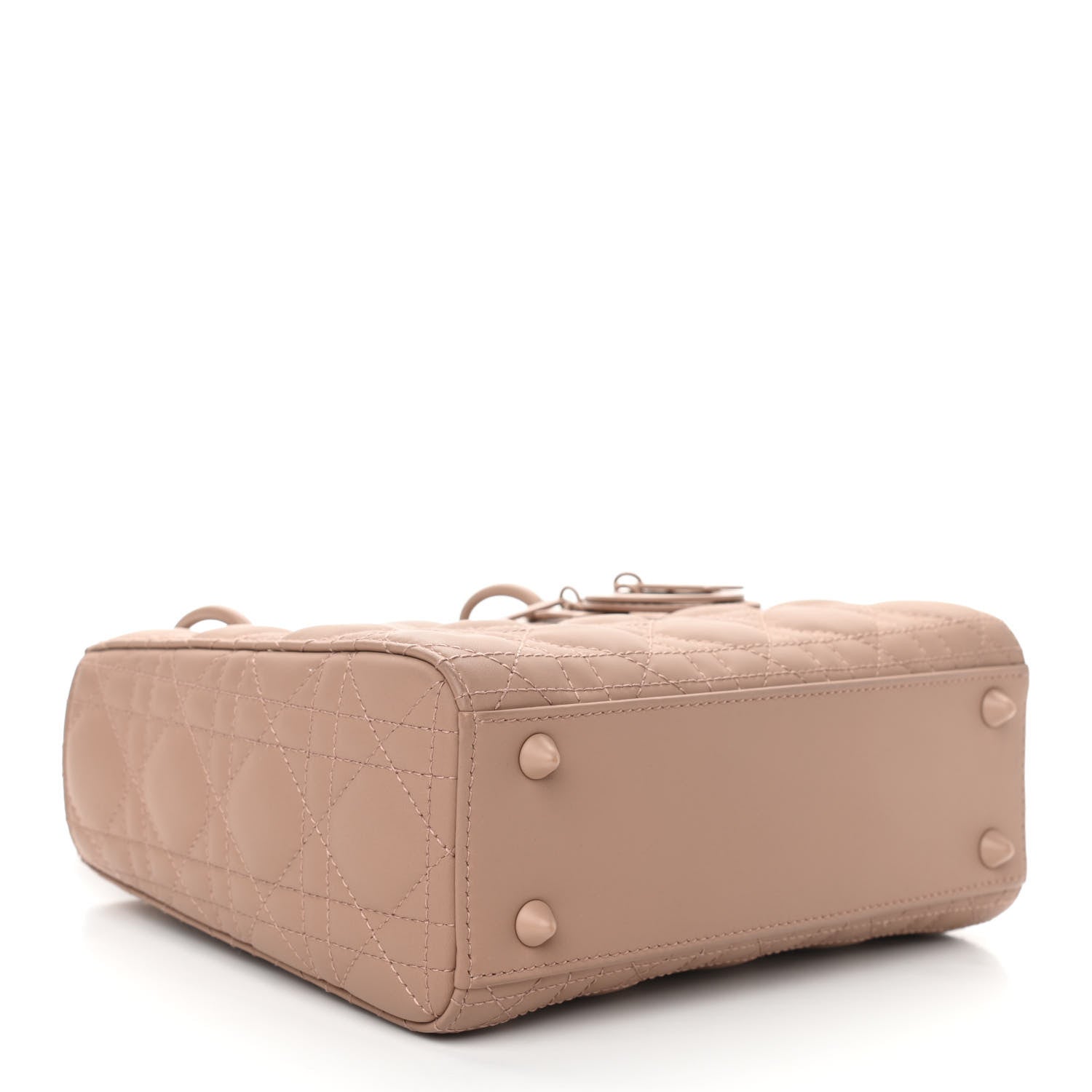 Christian Dior Ultra Matte Calfskin Cannage Small My ABCDior Lady Dior Beige 4 of 10