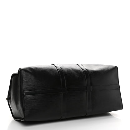Louis Vuitton Epi Keepall 50 Black 3 of 8