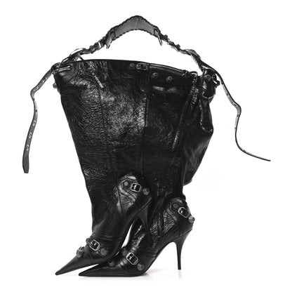 Balenciaga Agneau Arena Le Cagole Boot Bag Black 1 of 11