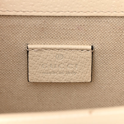 Gucci Textured Calfskin Crystal Mini Dionysus Shoulder Bag Mystic White 6 of 16