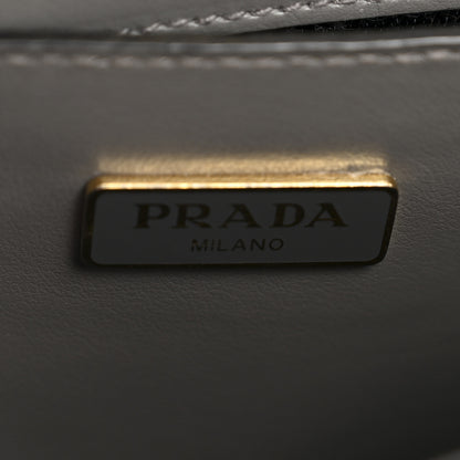 Prada Saffiano Soft Calfskin Mini Zippered Tote Marmo 6 of 16