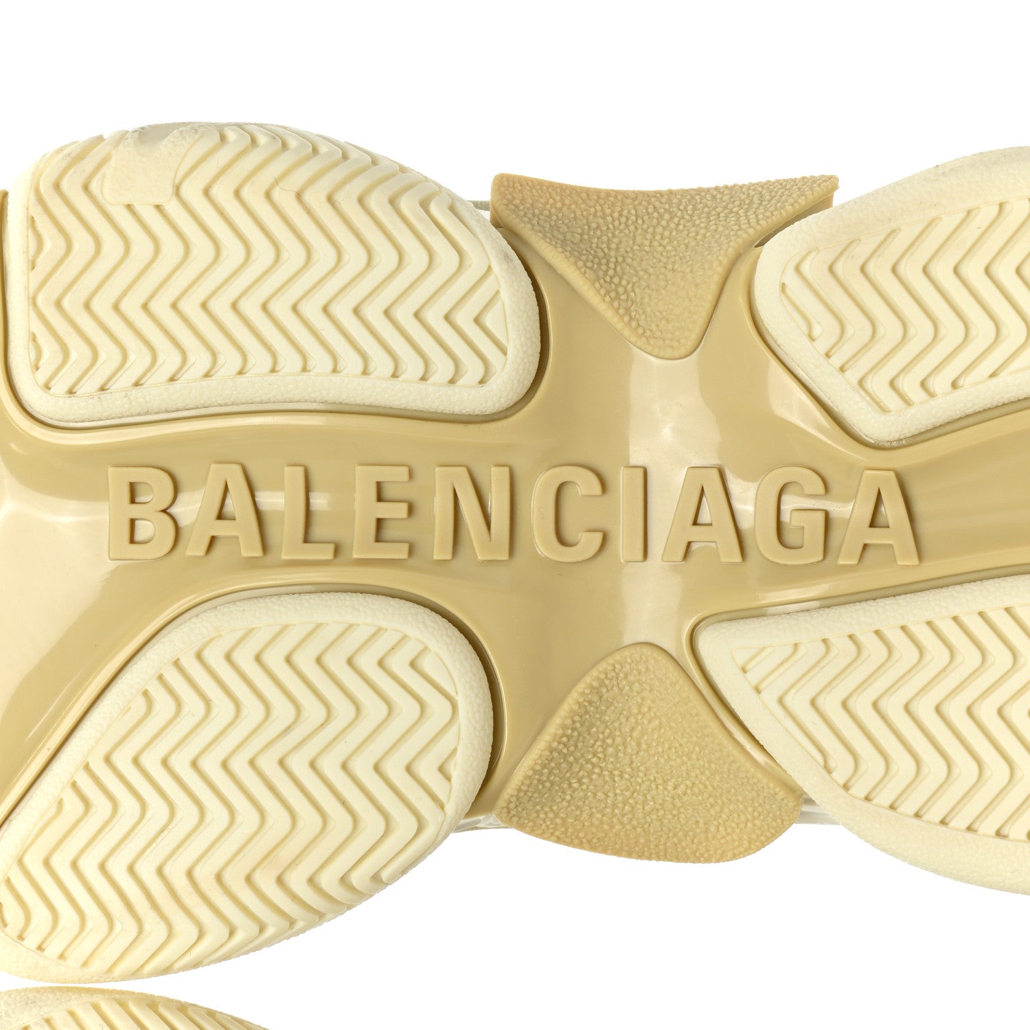 Balenciaga Fabric Mesh Womens Triple S Sneakers 36 White 7 of 13