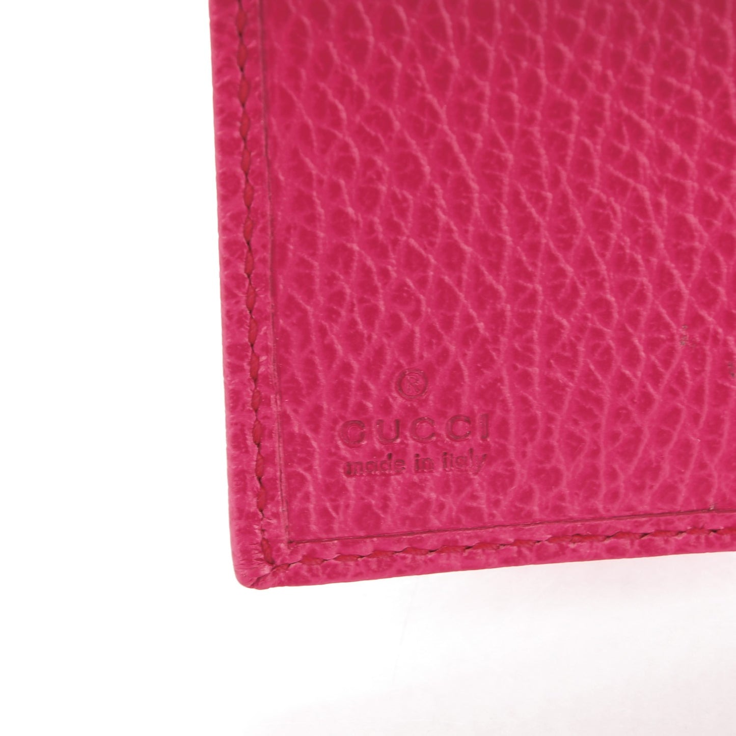 Dollar Calfskin Swing Train Pass Card Case Blossom