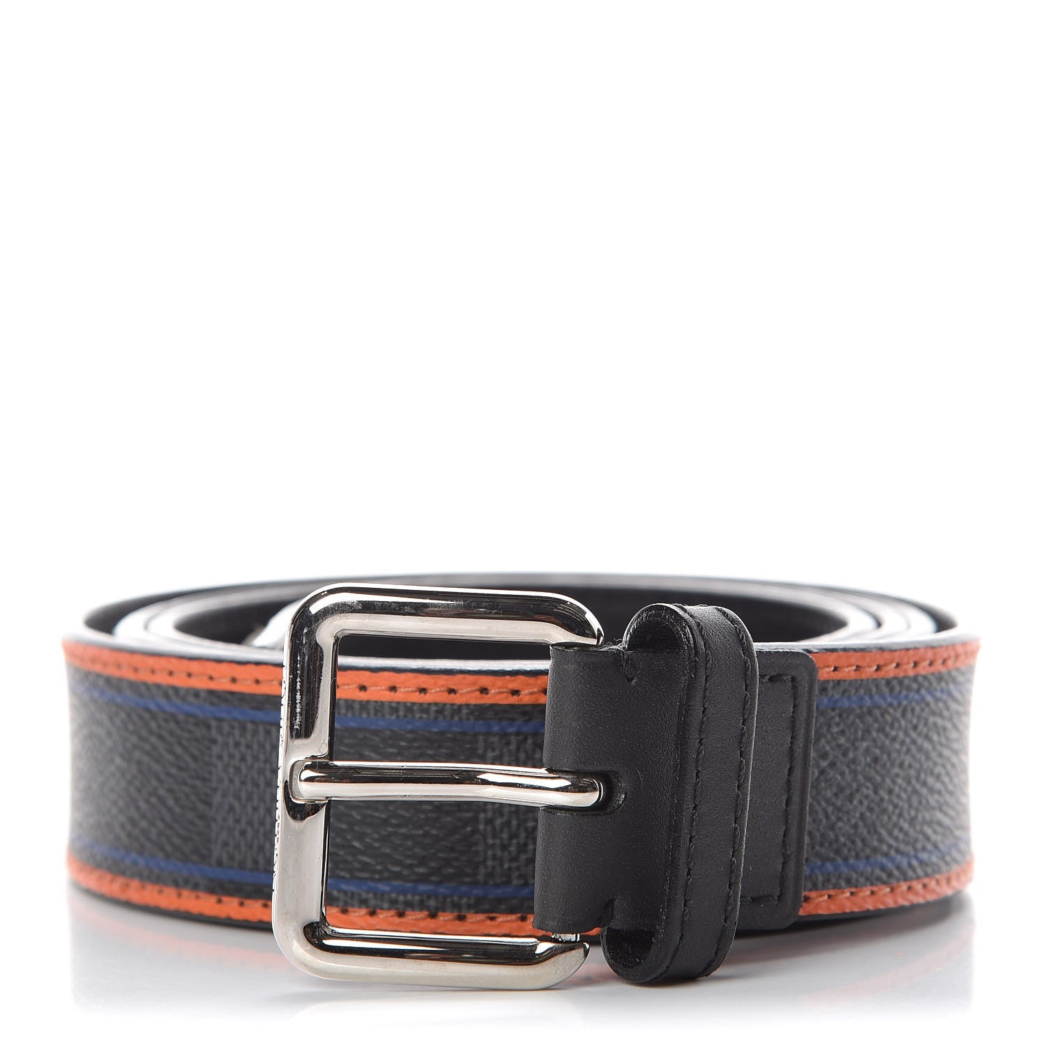 Louis Vuitton Damier Graphite Ace Belt 100 40 1 of 8
