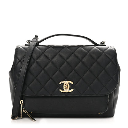 Chanel Caviar Quilted Large Business Affinity Flap Black 1 of 11