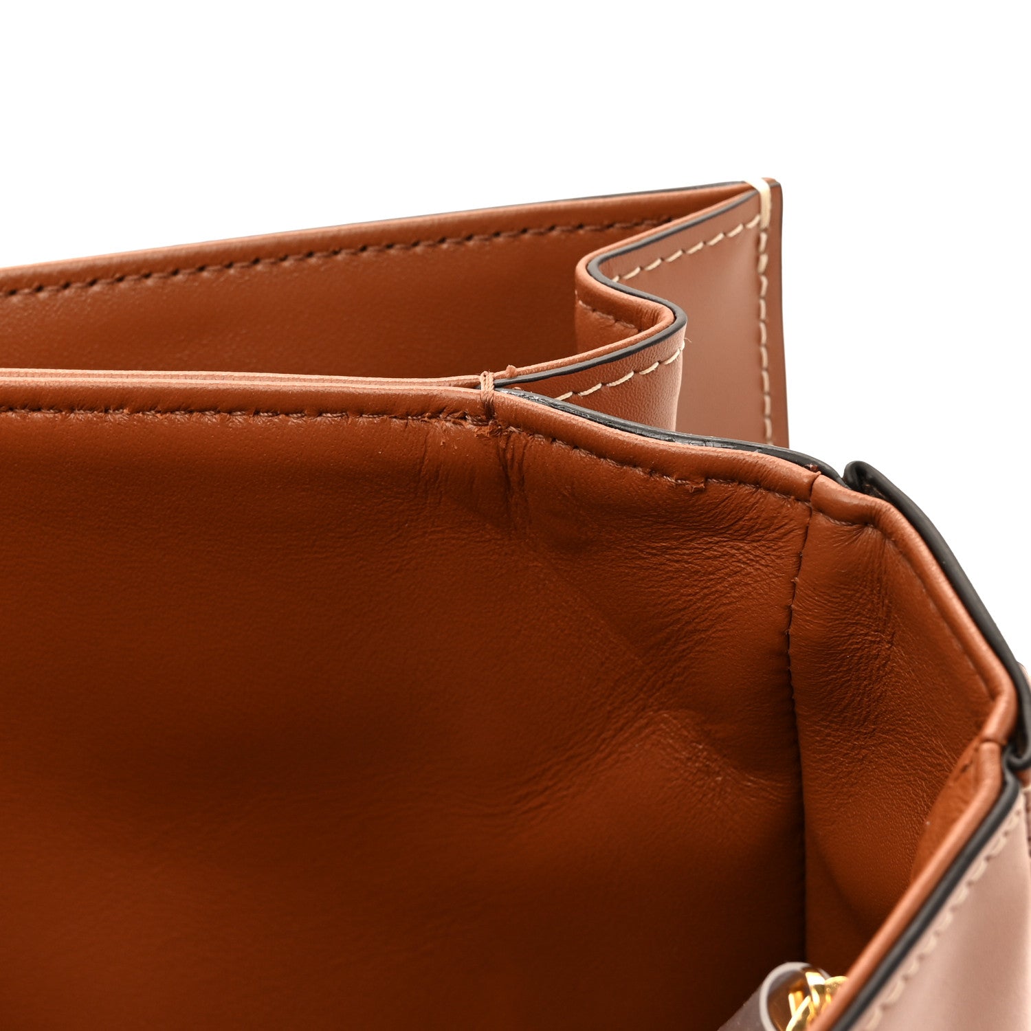 Celine Triomphe Canvas Calfskin Medium Triomphe Bag Tan 13 of 13