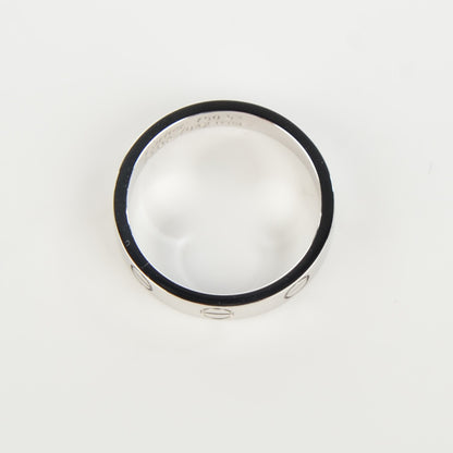 Cartier 18K White Gold 4mm LOVE Wedding Band Ring 52 6 4 of 5
