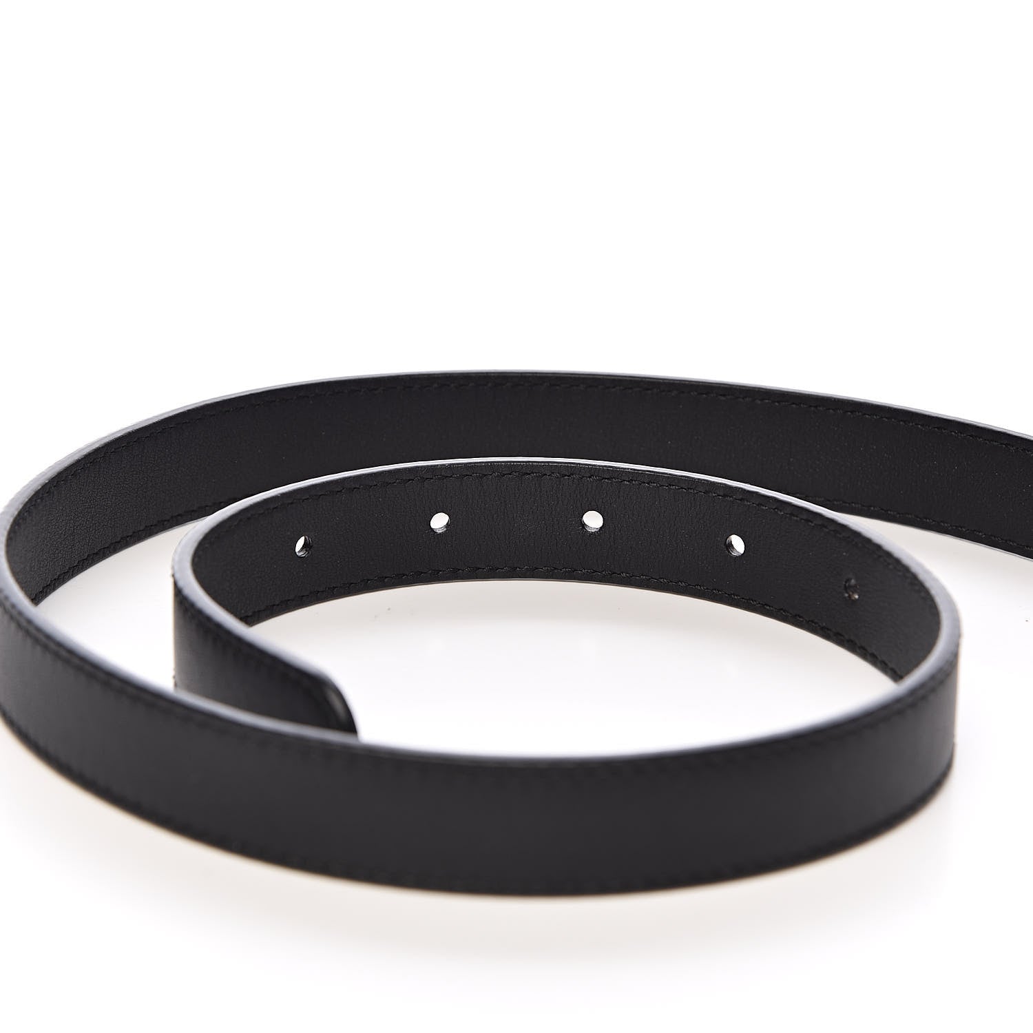Gucci Calfskin Double G 20mm Belt 80 32 Black 6 of 6