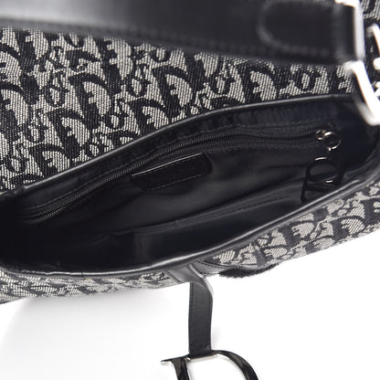 Christian Dior Monogram Saddle Bag Black 5 of 11