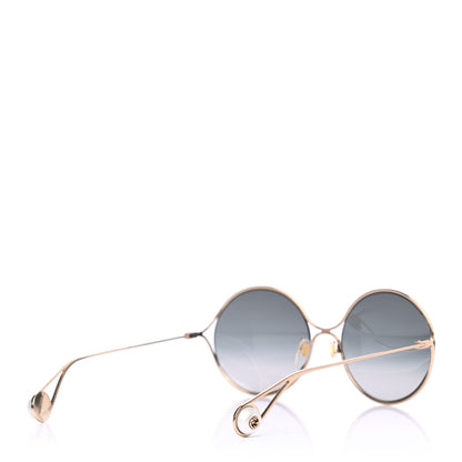 Gucci Round Pearl Tip Sunglasses GG0253S Gold 4 of 6