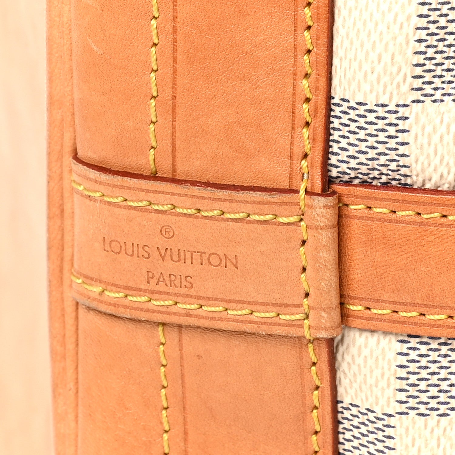 Louis Vuitton Damier Azur Noe 6 of 10