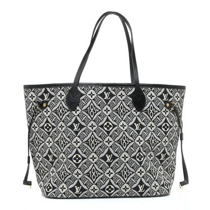 Louis Vuitton Jacquard Since 1854 Neverfull MM Grey 3 of 12