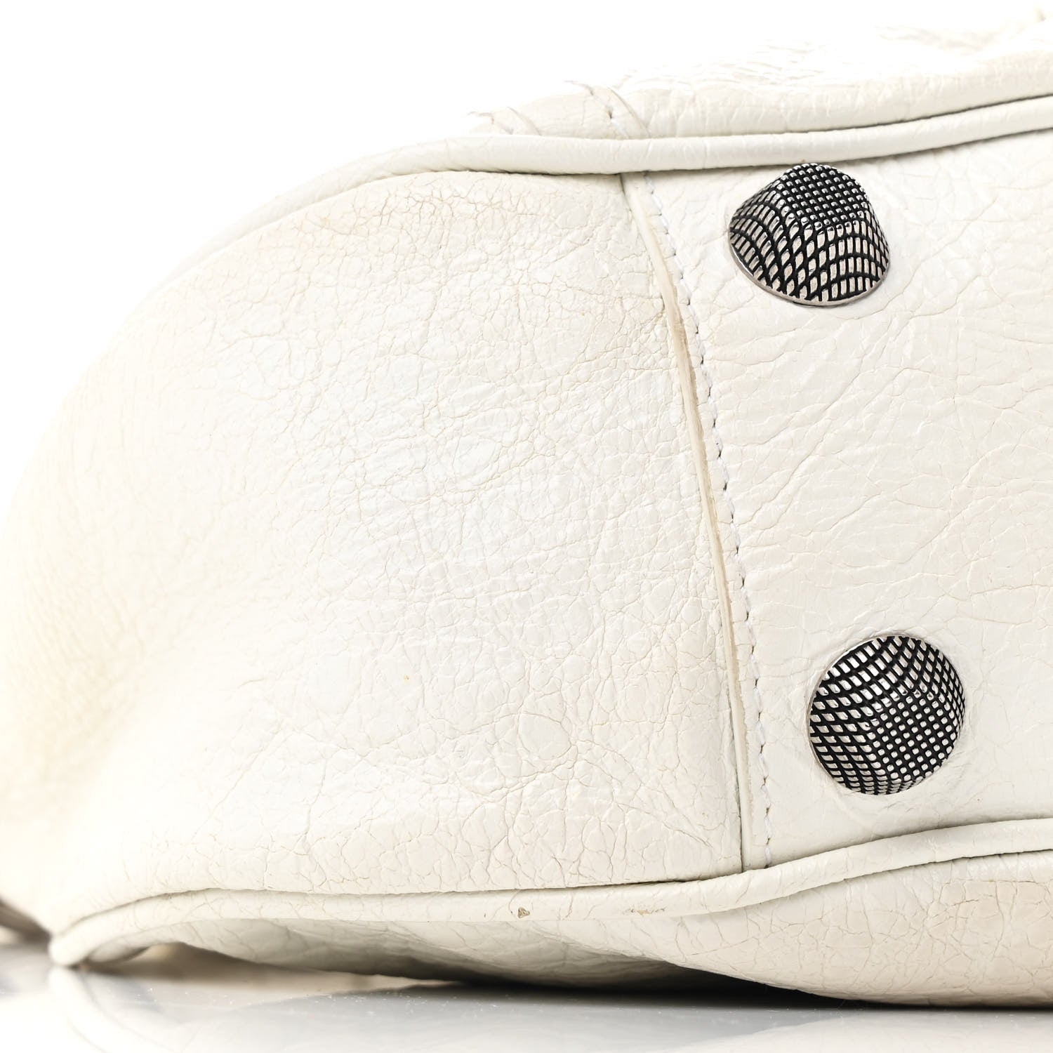 Balenciaga Agneau Arena Small Le Cagole Shoulder Bag Optic White 11 of 13