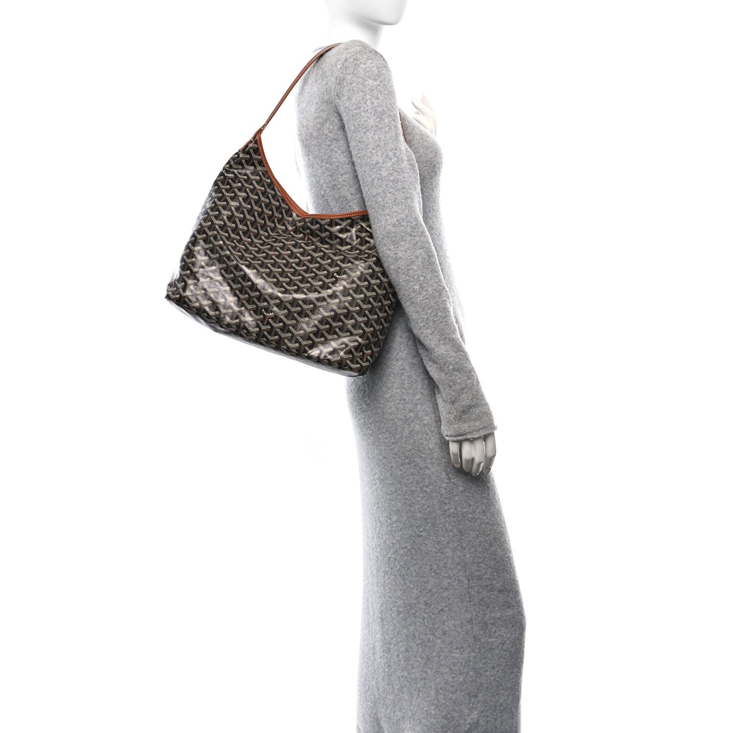 Goyard Goyardine Boheme Hobo Black Gold 2 of 11