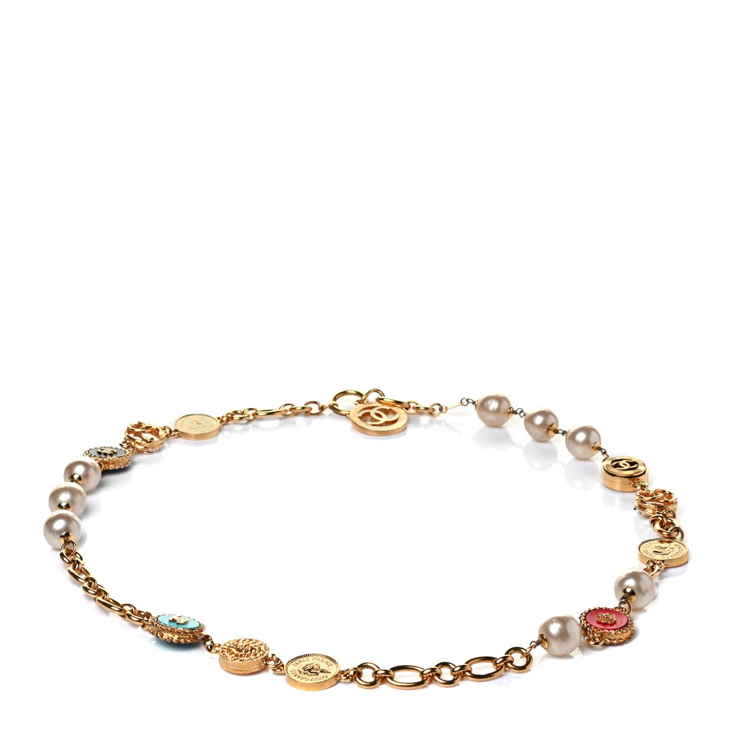 Pearl CC Belt Gold Multicolor