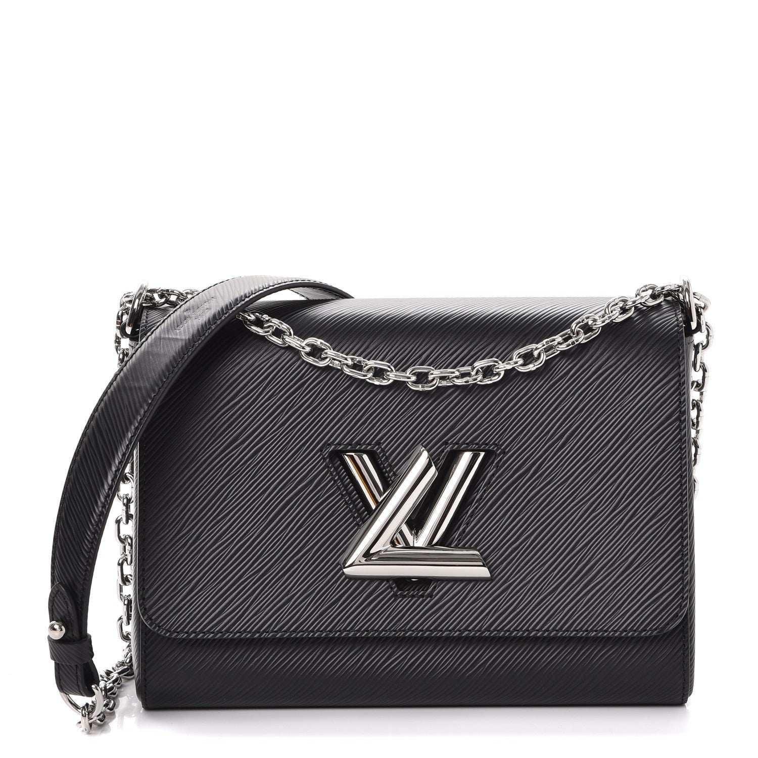 Louis Vuitton Epi Twist Shoulder Bag MM Black 1 of 8