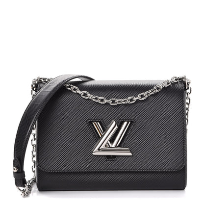 Louis Vuitton Epi Twist Shoulder Bag MM Black 1 of 8