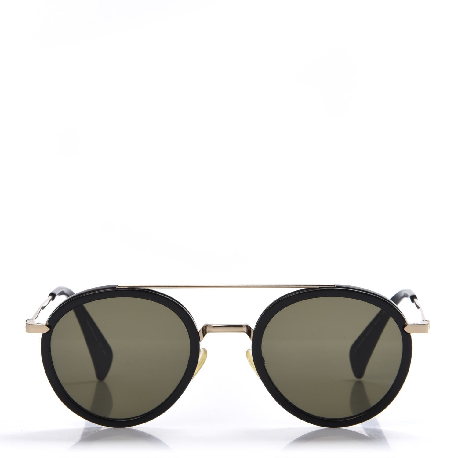 Celine Round Mia Sunglasses CL 41424/S Black 2 of 7