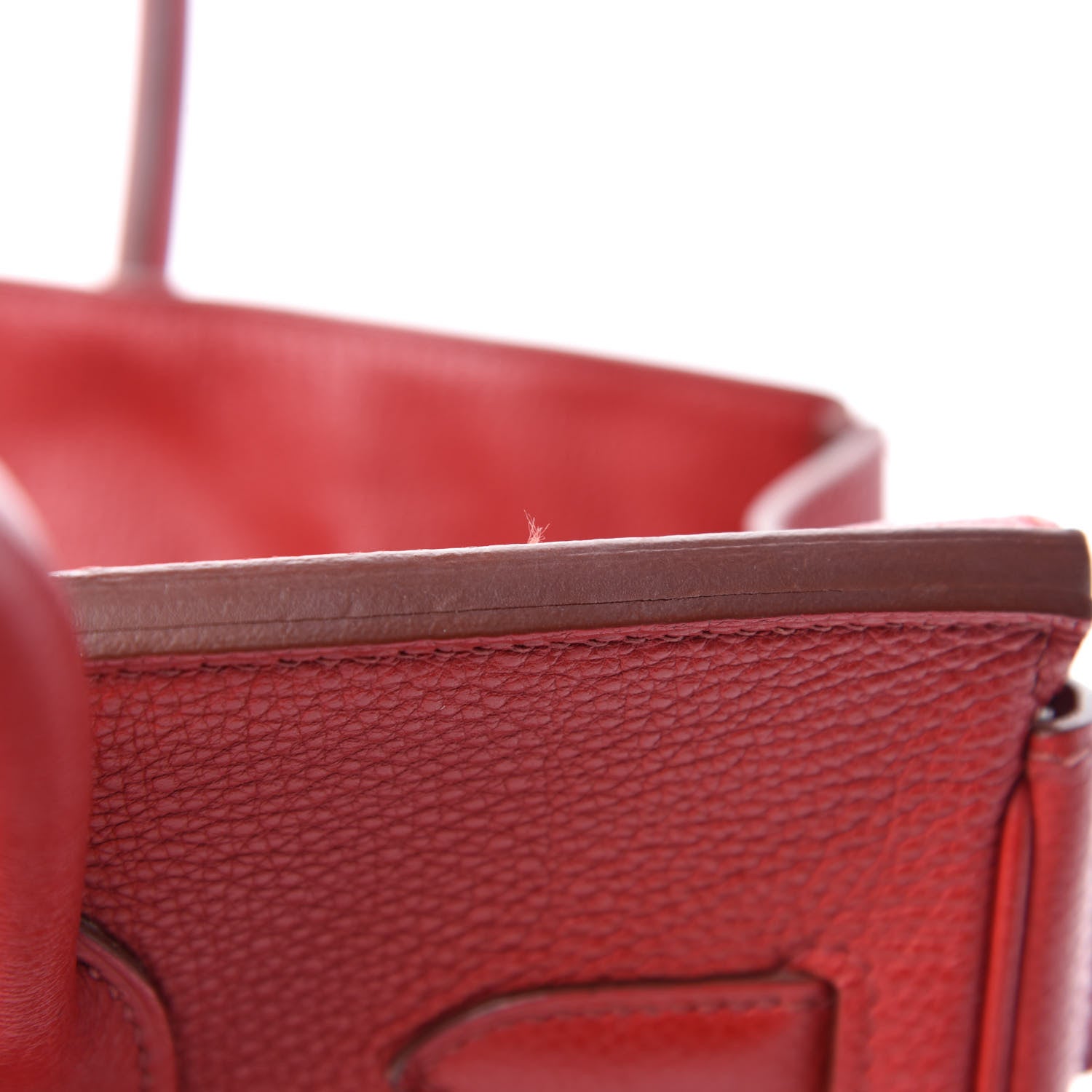 Hermes Togo Birkin 30 Rouge Garance 12 of 17