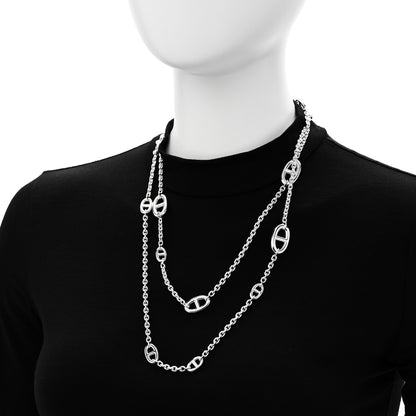 Hermes Sterling Silver Farandole Necklace 120 2 of 6
