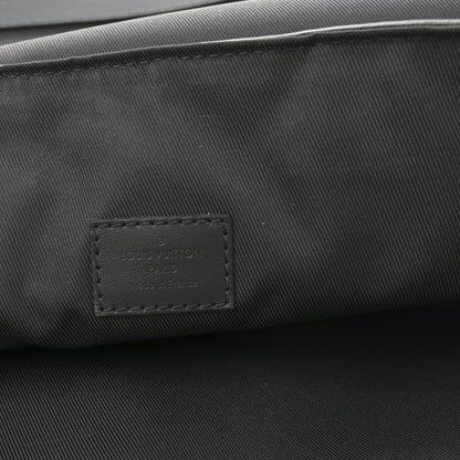 Louis Vuitton Calfskin Aerogram Fastline Backpack Black 6 of 11