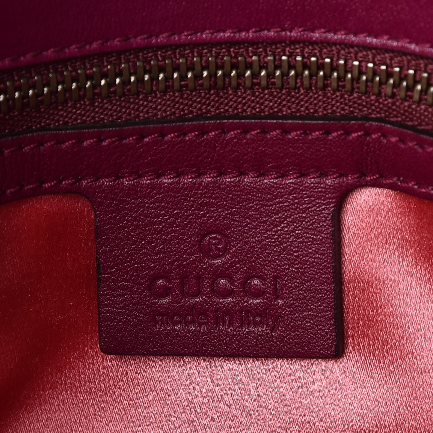 Velvet Matelasse Medium GG Marmont Shoulder Bag Fuchsia Violet Cyclamen