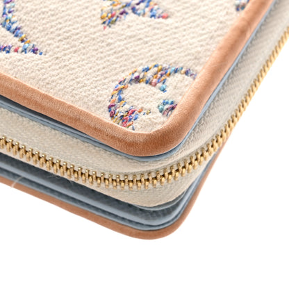 Louis Vuitton Monogram Jacquard Lou Wallet White 8 of 8