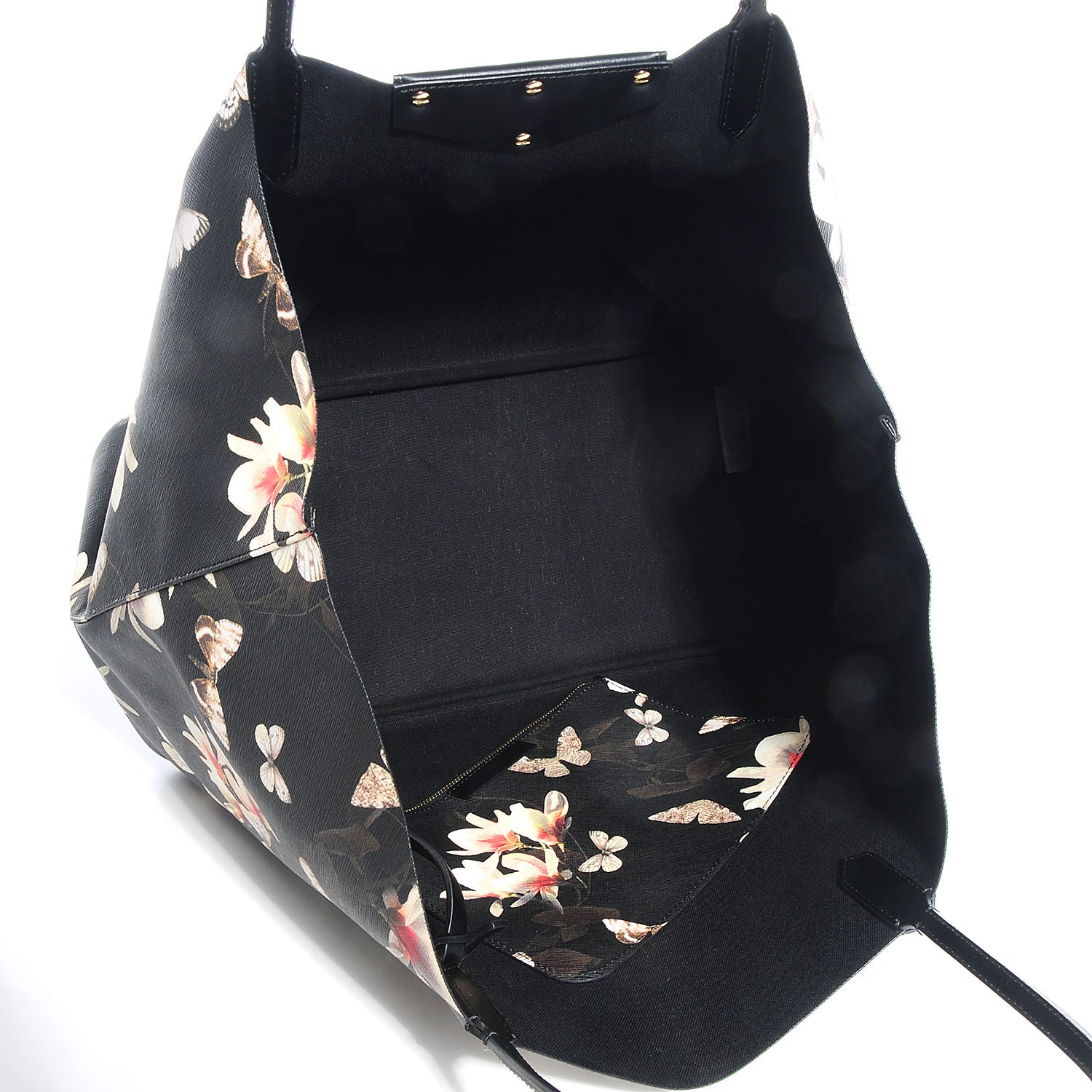 Givenchy Textured Coated Canvas Magnolia and Moth Print Large Antigona Tote 5 of 9