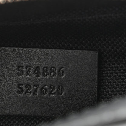 Gucci GG Supreme Monogram Web Shoulder Bag Black Grey 7 of 10