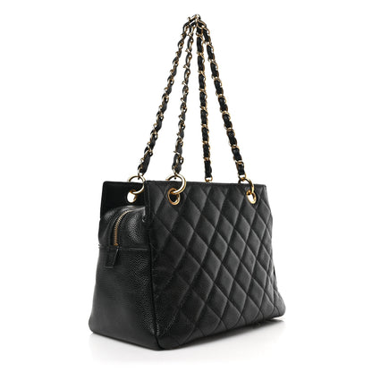 Chanel Caviar Quilted Petit Timeless Tote PTT Black 3 of 8