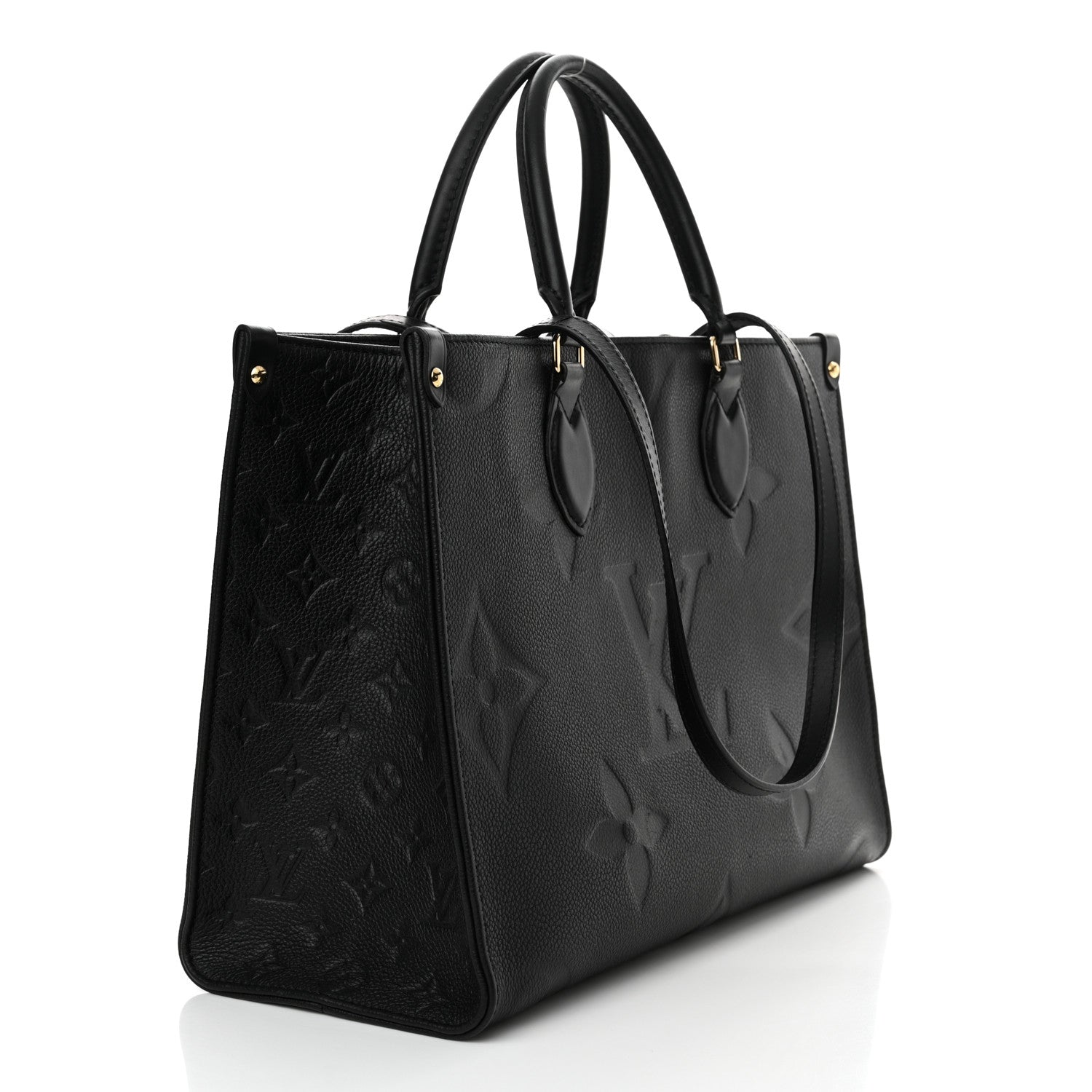 Louis Vuitton Empreinte Monogram Giant OnTheGo MM Black 3 of 13