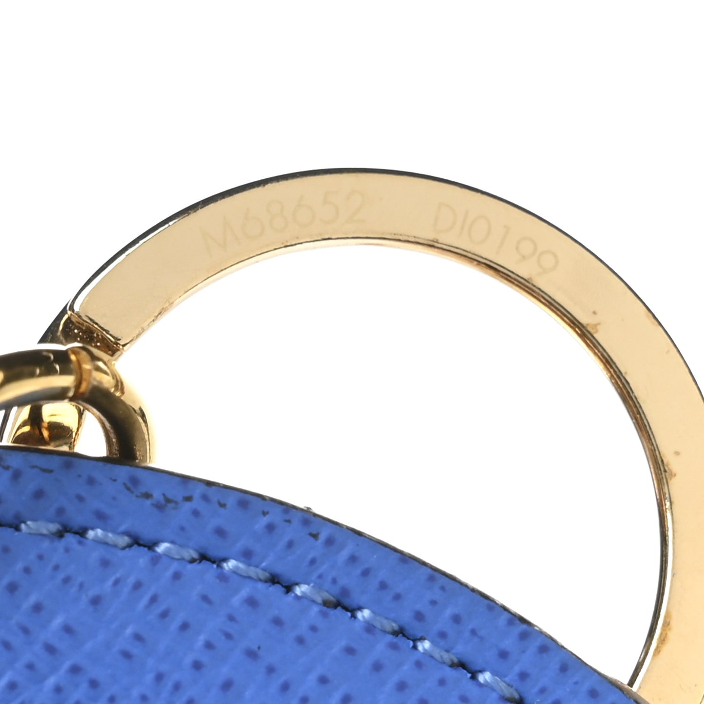 Monogram 2019 Christmas Animation Venice Bag Charm Key Ring Blue