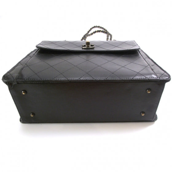 Lambskin Diamond Stitch Shoulder Bag