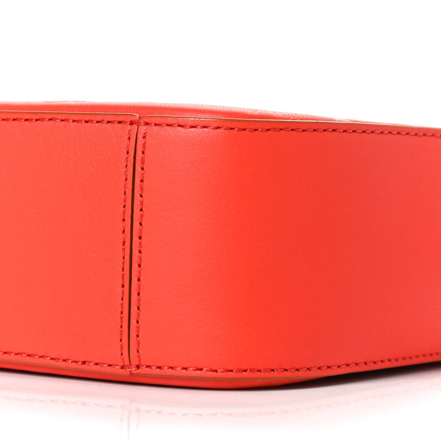 Calfskin Ottomar Monogram Klara Crossbody Bag Hot Coral