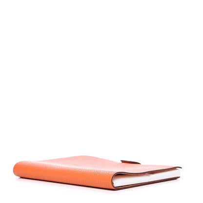 Hermes Togo Ulysse MM Notebook Cover Orange 4 of 8