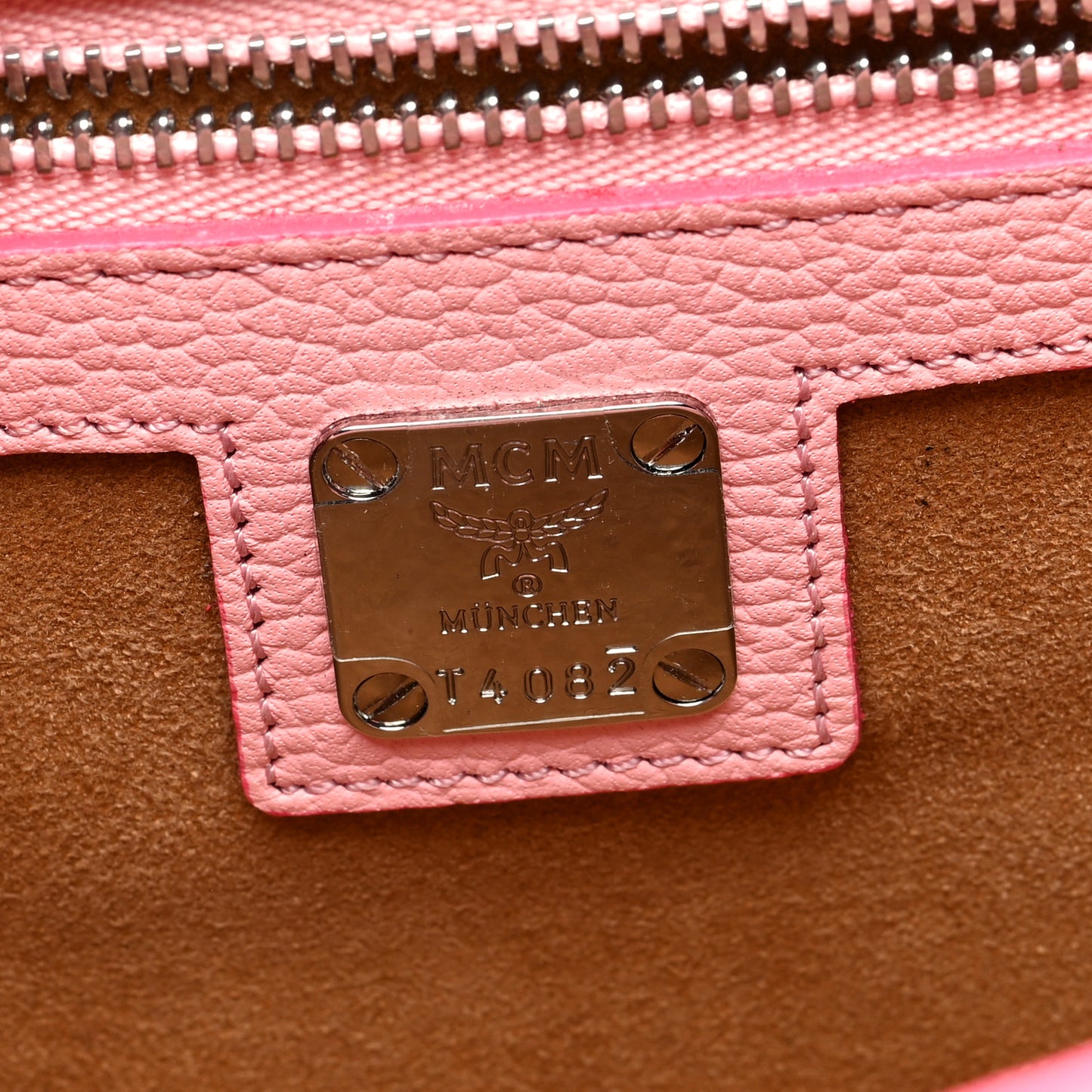 Calfskin Studded Small Patricia Bag Pink