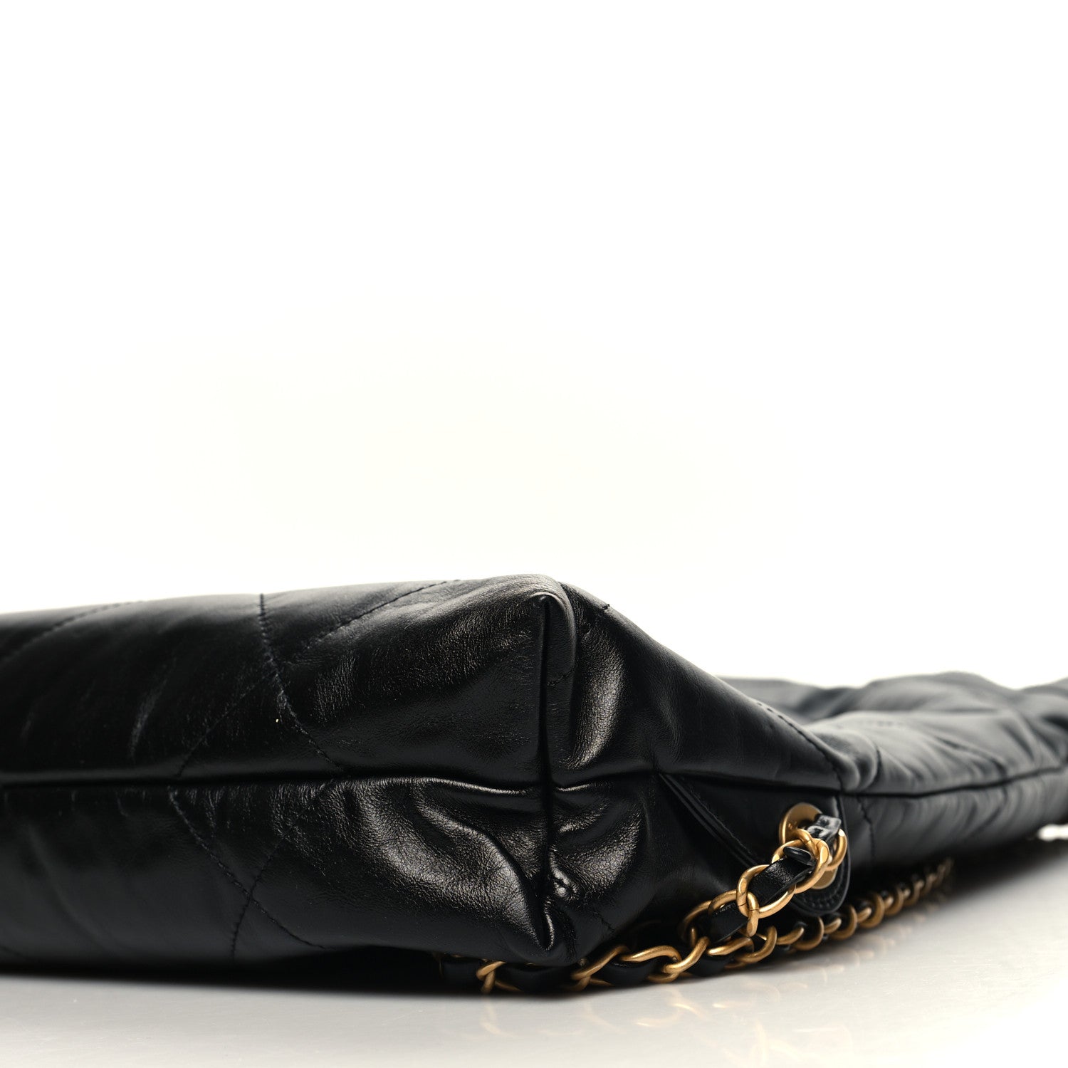 Chanel Shiny Calfskin Quilted Chanel 22 Backpack Black 10 of 10