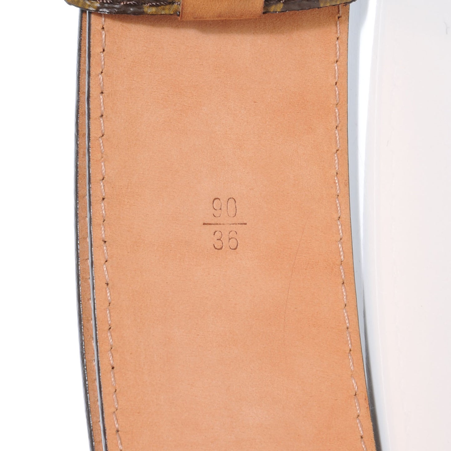 Monogram Trunks and Bags Belt 90 36