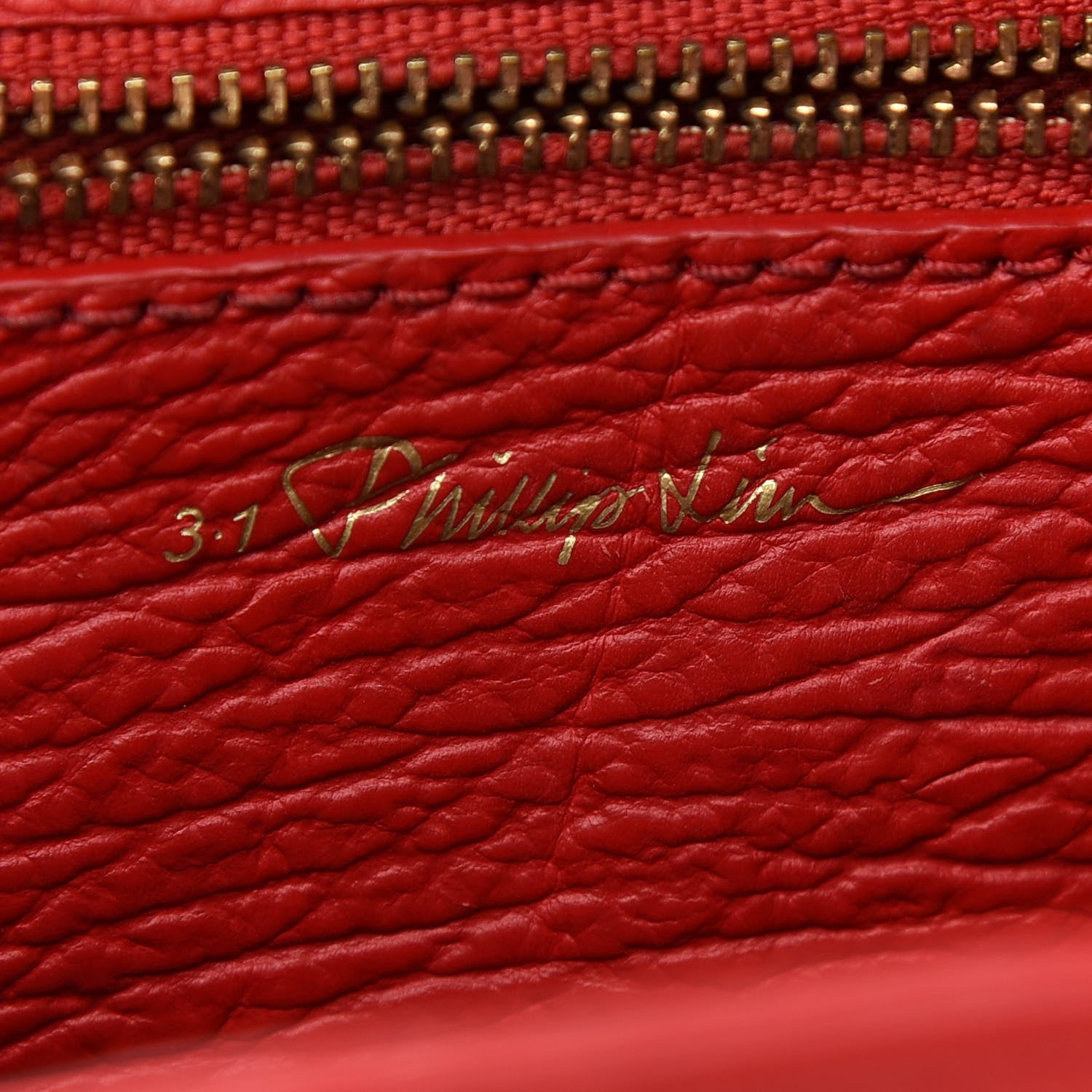 3.1 Phillip Lim Textured Calfskin Mini Pashli Satchel Red 6 of 10