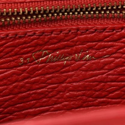 3.1 Phillip Lim Textured Calfskin Mini Pashli Satchel Red 6 of 10