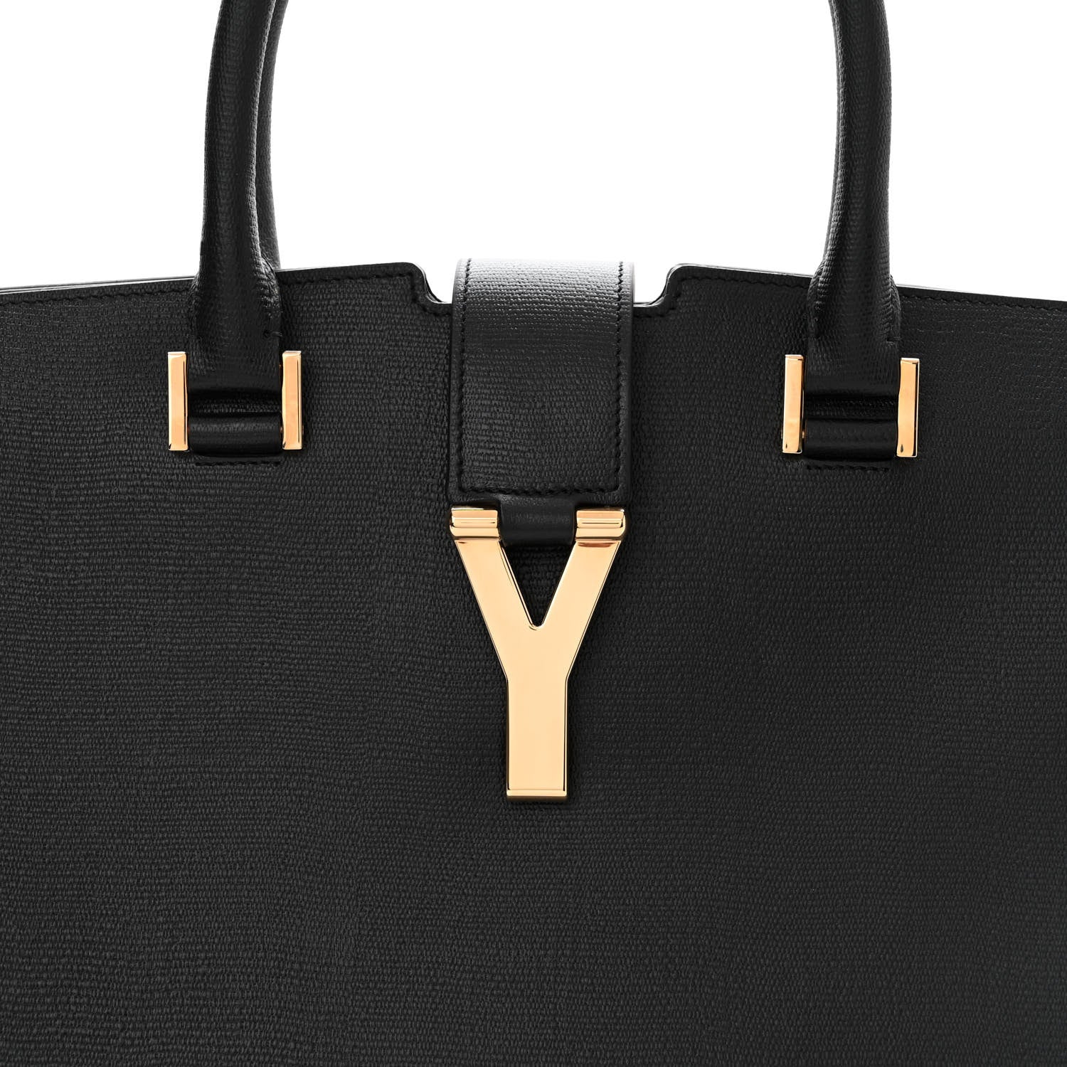 Saint Laurent Textured Calfskin Medium Classic Y Cabas Black 8 of 12