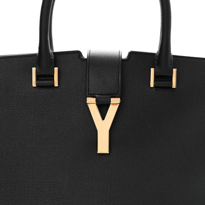 Saint Laurent Textured Calfskin Medium Classic Y Cabas Black 8 of 12
