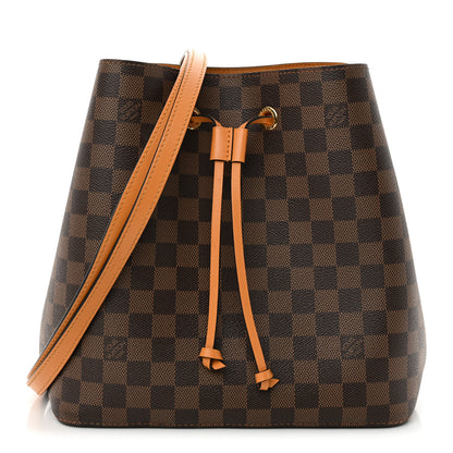 Louis Vuitton Damier Ebene Neonoe MM Safran 1 of 11