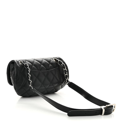 Chanel Calfskin Quilted CC Uniform Flap Belt Bag Black 3 of 11