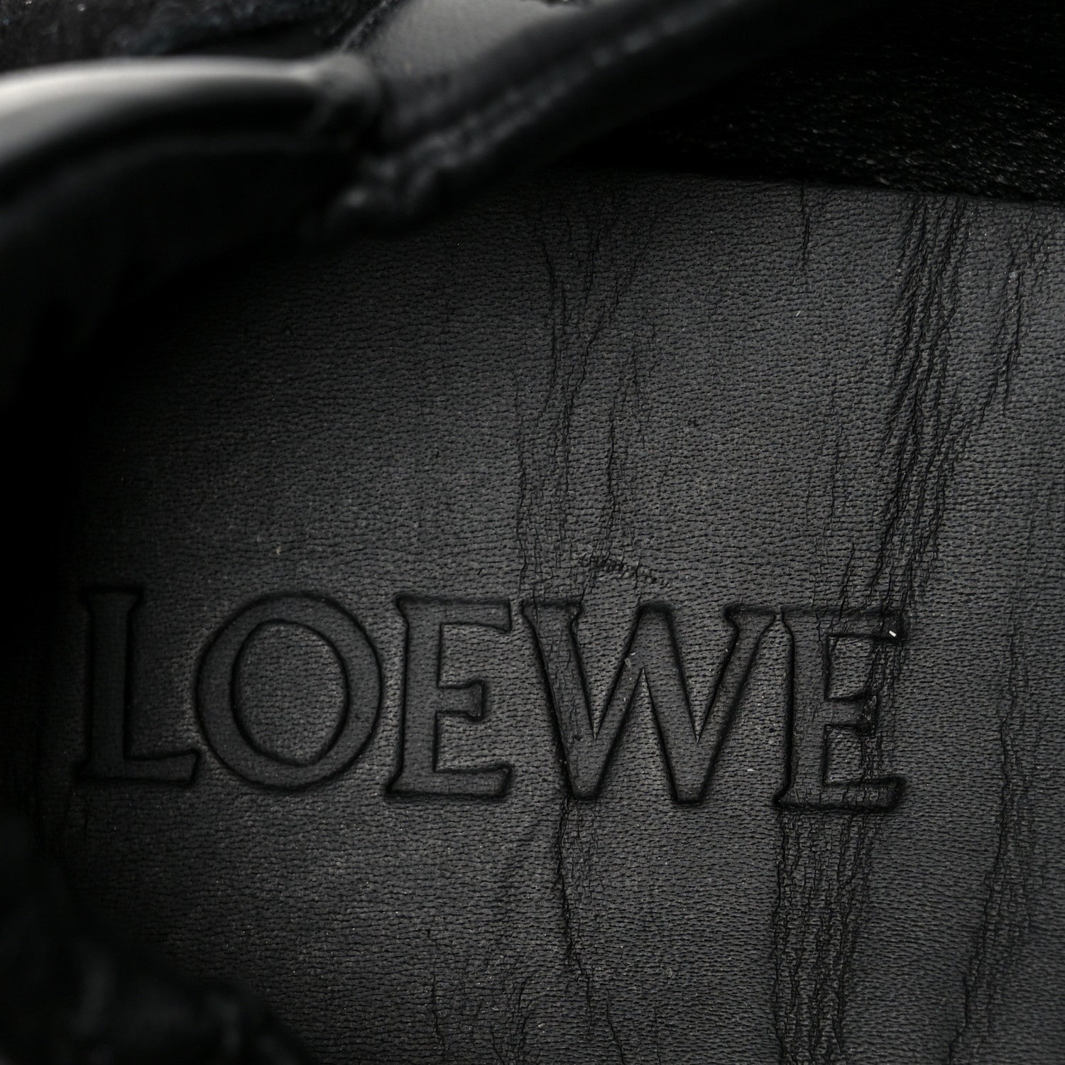 Loewe Nylon Suede Ballet Runner Sneakers 39 Black 8 of 9